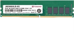 DDR4 8Gb TRANSCEND PC21300/2666MHz, CL19, 1.2V, 1Gx8, JM2666HLB-8G, RTL 118221 - фото 10171