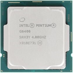 CPU INTEL S1200 Pentium G6400 2/4, 4.0Ghz, 14nm, TDP 58W, Intel UHD 610, OEM 133531 - фото 10450