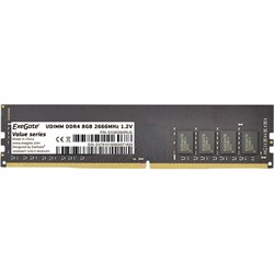 DDR4 8Gb EXEGATE Value PC21300/2666MHz, CL19, 1.2v, EX283082RUS, OEM 138503 - фото 10604