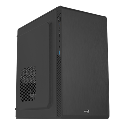 Case AEROCOOL CS-106-S-BK-v1 Black, mATX, NoPSU, 1xU2, 1xU3, 1xFan 120mm 141866 - фото 10763