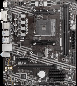 MB MSI AM4 A520M-A PRO 1xPCI-Ex16, 1xPCI-Ex1, 2xDDR4, 1xM.2, RAID, DVI/HDMI, USB3.2, mATX, RTL 142164 - фото 10781