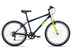 Велосипед ALTAIR MTB HT 26 1.0 (26" 7 ск. рост. 17") 2022, темно-синий/зеленый, RBK22AL26100 144859 - фото 10914