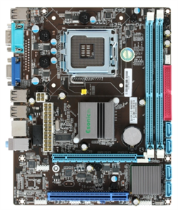 MB ESONIC S-775 ESONIC G41CPL3 1xPCI-Ex16, 1xPCI, 2xDDR3, SATA2, COM, VGA, USB2.0, mATX, RTL 148183 - фото 11127