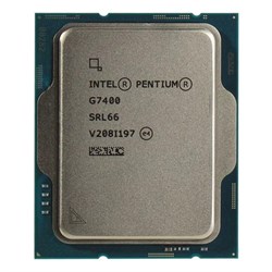 CPU INTEL S1700 Pentium G7400 0E/2P/4, 3.7Ghz, IntelUHD 710, 46W, OEM 148574 - фото 11196