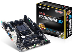 MB GIGABYTE FM2+ GA-F2A68HM-S1 PCI-Ex16, PCI, 2*DDR3, SATA3 RAID, VGA, mATX, ПОСЛЕ РЕМОНТА, УЦЕНКА 154775 - фото 13588