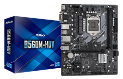 MB ASROCK S-1200 B560M-HDV 2xPCI-Ex1, 1xPCI-Ex16, 2xDDR4, VGA/DVI/HDMI, mATX, RTL 155715 - фото 13688