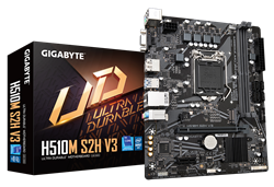 MB GIGABYTE S-1200 H510M S2H V3 1xPCI-Ex1, 1xPCI-Ex16, 2xDDR4, 1xM.2, VGA/HDMI/DP, mATX, RTL 155716 - фото 13689