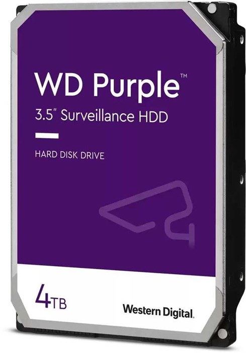 Жесткий диск WD Purple WD40PURZ, 4ТБ, HDD, SATA III, 3.5" 1700 - фото 4636