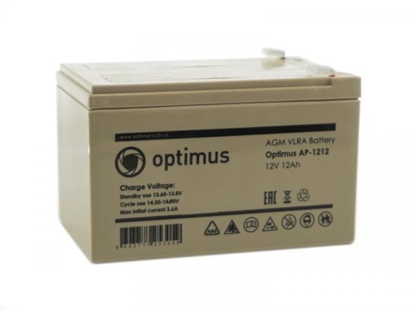 Аккумуляторная батарея Optimus AP-1212 В0000012050 - фото 4840