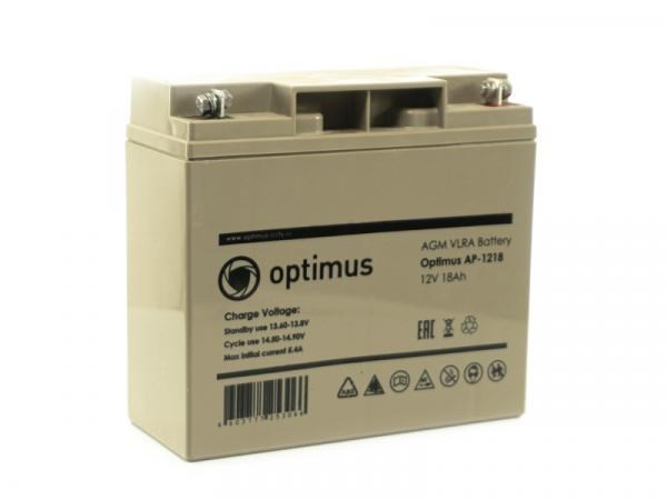 Аккумуляторная батарея Optimus AP-1218 В0000012051 - фото 4841