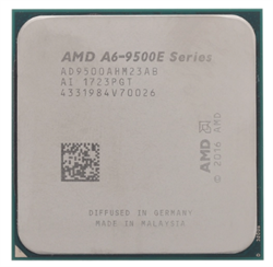 CPU AMD AM4 A6 9500E 2/2, 3.0Ghz up to 3.4Ghz, 28nm, TDP 35W, Radeon R5, OEM 109548 - фото 9997