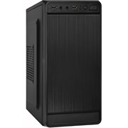 Case EXEGATE BAA-108-400W-8 Black, mATX, AAA400 400W, 2xU2