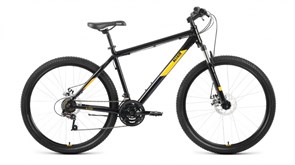 Велосипед ALTAIR AL 27,5 D (27,5" 21 ск. рост. 15") 2022, черный/оранжевый, RBK22AL27220