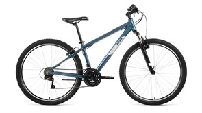 Велосипед ALTAIR AL 27,5 V (27,5" 21 ск. рост. 19") 2022, темно-синий/серебристый, RBK22AL27216