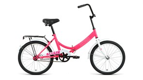 Велосипед ALTAIR CITY 20 (20" 1 ск. рост. 14") 2022, розовый/белый, RBK22AL20005