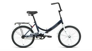 Велосипед ALTAIR CITY 20 (20" 1 ск. рост. 14") 2022, темно-синий/белый, RBK22AL20003