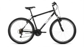 Велосипед ALTAIR MTB HT 27,5 1.0 (27,5" 21 ск. рост. 17") 2022, черный/серебристый, RBK22AL27128