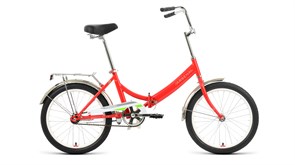 Велосипед FORWARD ARSENAL 20 1.0 (20" 1 ск. рост. 14") 2022, красный/зеленый, RBK22FW20528