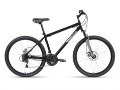 Велосипед ALTAIR MTB HT 26 2.0 D (26" 21 ск. рост. 19") 2022, черный/серый, RBK22AL26113 144863