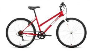 Велосипед ALTAIR MTB HT 26 low (26" 6 ск. рост. 17") 2022, красный/белый, RBK22AL26125 144868