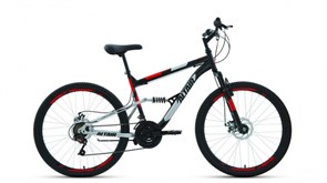 Велосипед ALTAIR MTB FS 26 2.0 D (26" 18 ск. рост. 18") 2022, черный/красный, RBK22AL26072 144984