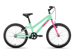 Велосипед ALTAIR MTB HT 20 LOW (20" 1 ск. рост. 10.5") 2022, мятный/розовый, IBK22AL20085 145048