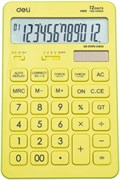Калькулятор настольный DELI Touch EM01551 желтый 12-разр.