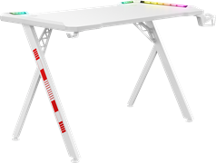 Игровой стол DEFENDER Foton RGB,подвес кружки+гарн., белый