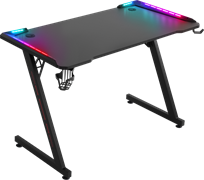 Игровой стол DEFENDER Jupiter RGB,подвес кружки+гарн., чёрный
