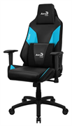 Игровое кресло Aerocool ADMIRAL Ice Blue (<150кг, искуственная кожа, 2 подушки, 2D подлокотник)