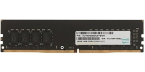 DDR4 16Gb APACER PC25600/3200MHz, 1Rx8, CL22, 1.2v, EL.16G21.GSH / AU16GGB32CSYBGH, OEM 154366