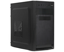 Case CROWN CMC-4220 Black, mATX, NoPSU, 2xU2