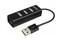 USB-Концентратор Perfeo 4 Port, (PF-HYD-6010H Black) чёрный 2993