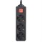 POWERMATE с кнопкой 1,8м, 3 розетки, черный PF-PM-3/1,8-B 2995 - фото 9391 POWERMATE с кнопкой 1,8м, 3 розетки, черный PF-PM-3/1,8-B 2995 - фото 9391